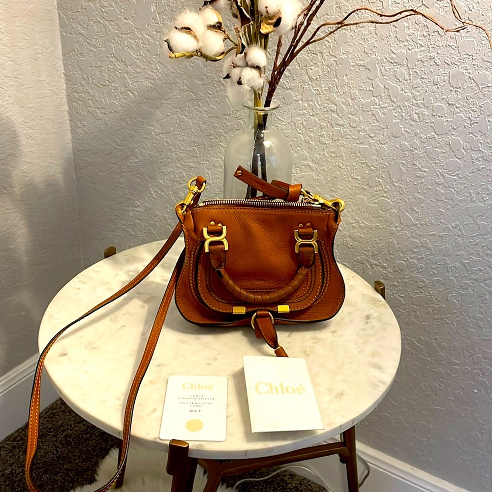 Chloé Marcie Leather Tote Bag, Brand New